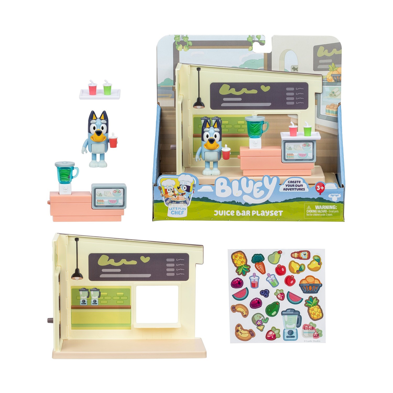 Giochi Preziosi Bluey: Juice Bar Playset / Let's Play Chef (BLYA8000 ) Giochi Preziosi Bluey: Juice Bar Playset / Let's Play Chef (BLYA8000 )