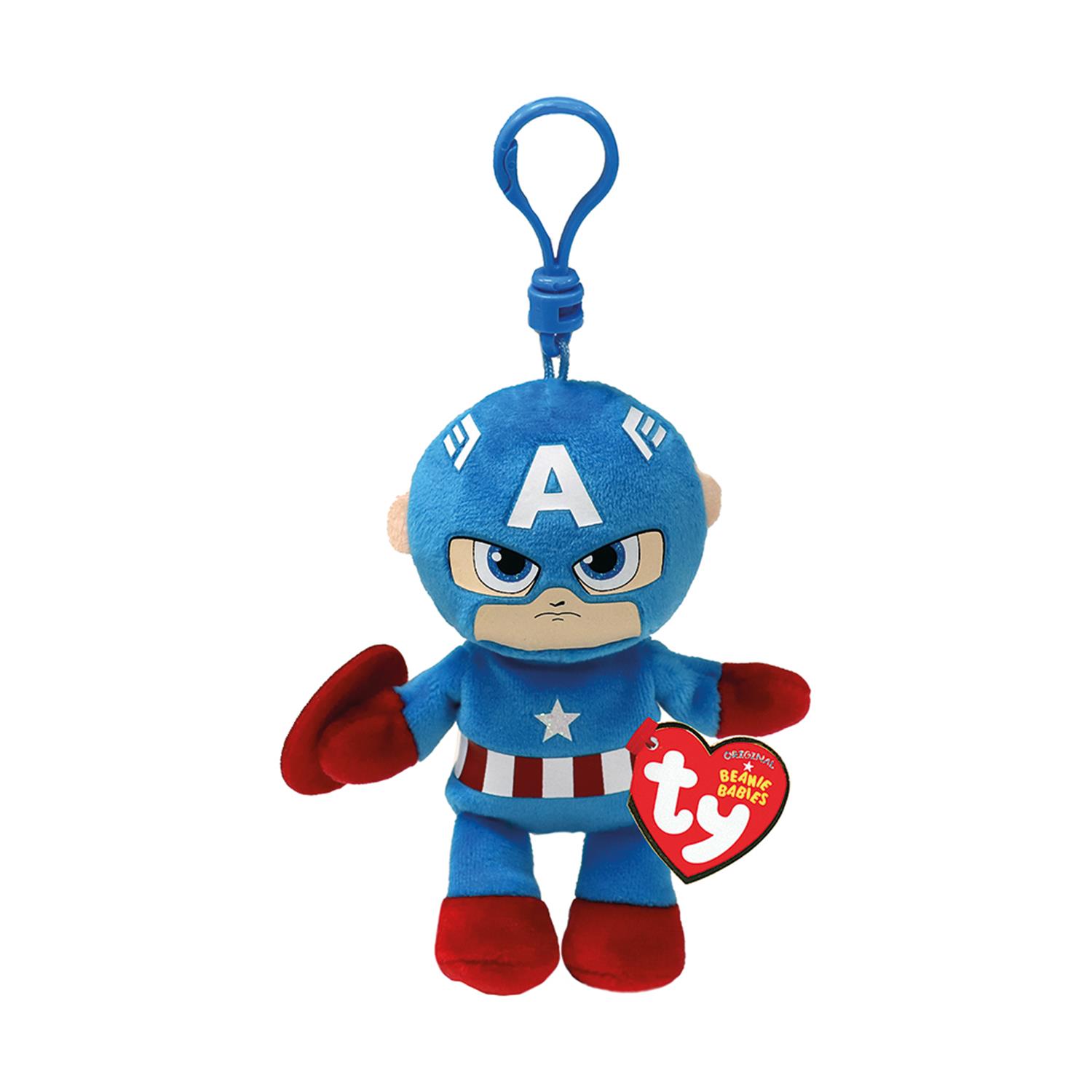 AS Beanie Babies Marvel: Captain America - Keychain Plush 8,5cm (1607-34004) AS Beanie Babies Marvel: Captain America - Keychain Plush 8,5cm (1607-34004)