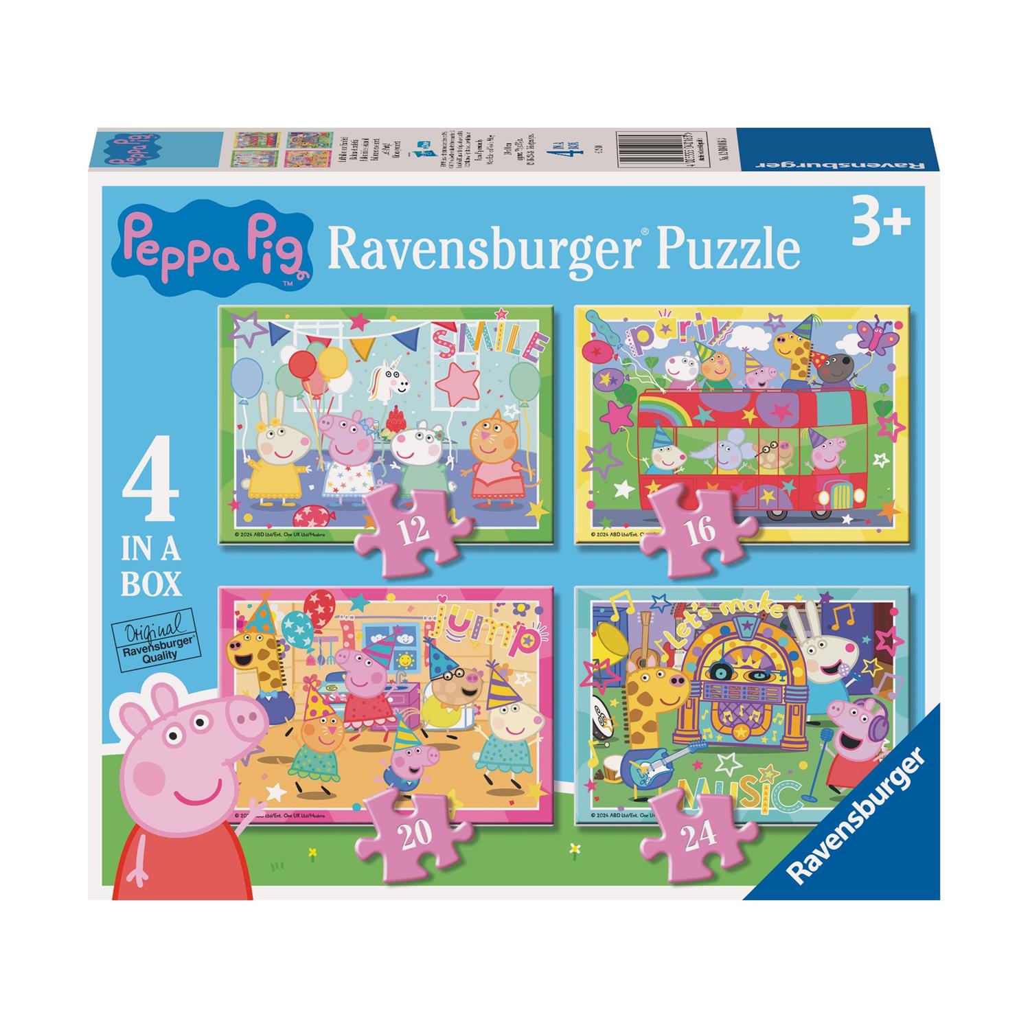Ravensburger: Peppa Pig - Puzzle (4in1) (12004016) Ravensburger: Peppa Pig - Puzzle (4in1) (12004016)