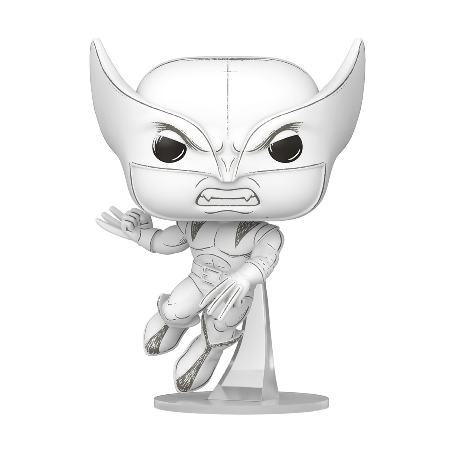 Funko Pop! Marvel: Wolverine - Wolverine (Sketched) #1573 Bobble-Head Vinyl Figure Funko Pop! Marvel: Wolverine - Wolverine (Sketched) #1573 Bobble-Head Vinyl Figure