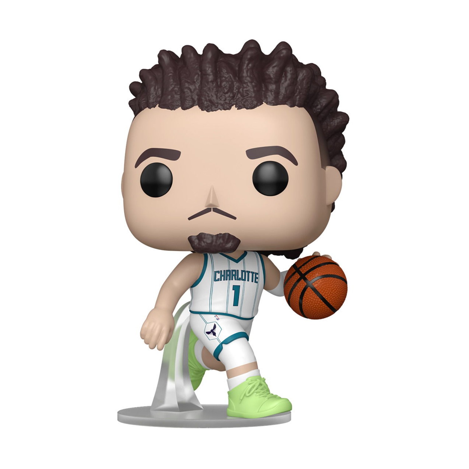 Funko Pop! Basketball: Charlotte Hornets - Lamelo Ball (Association Edition Jersey) #228 Vinyl Figure Funko Pop! Basketball: Charlotte Hornets - Lamelo Ball (Association Edition Jersey) #228 Vinyl Figure