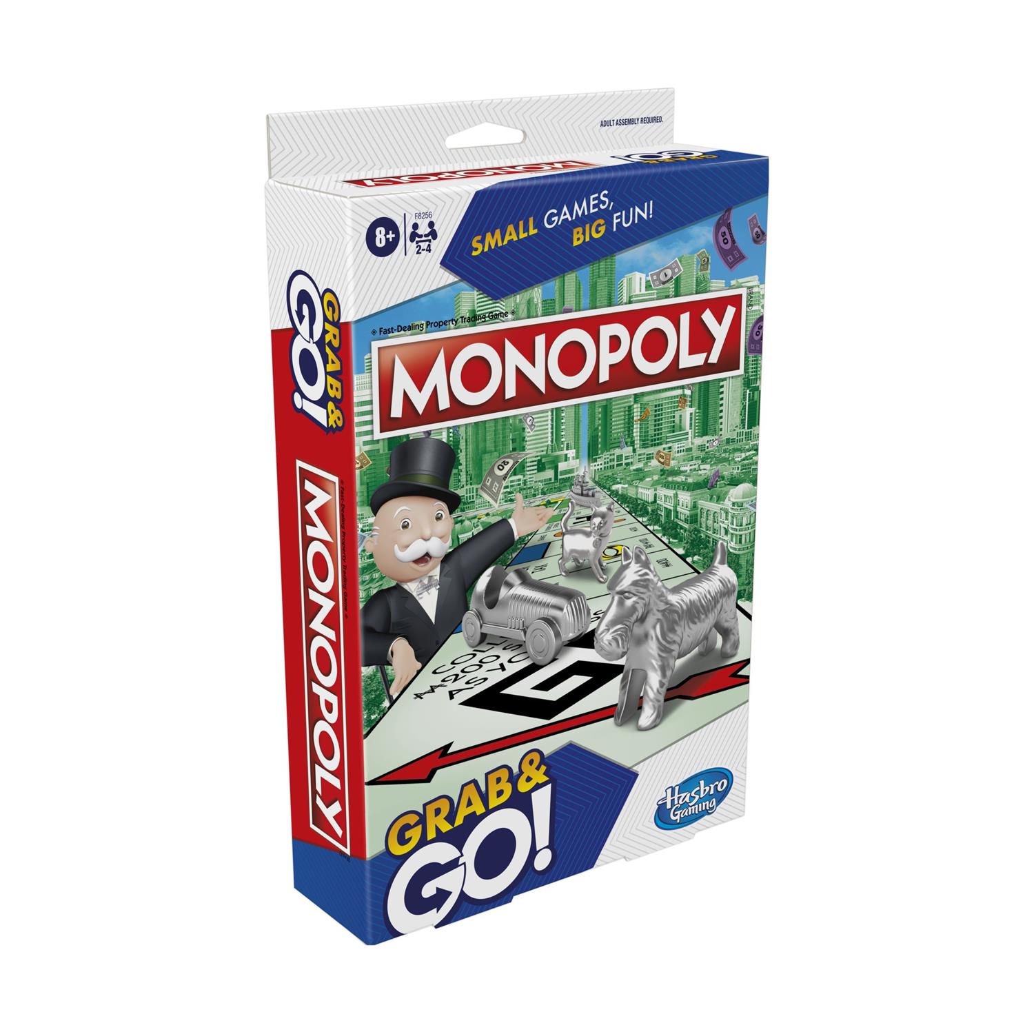 Hasbro Monopoly: Grab and Go - Board Game (English Language) (F8256) Hasbro Monopoly: Grab and Go - Board Game (English Language) (F8256)
