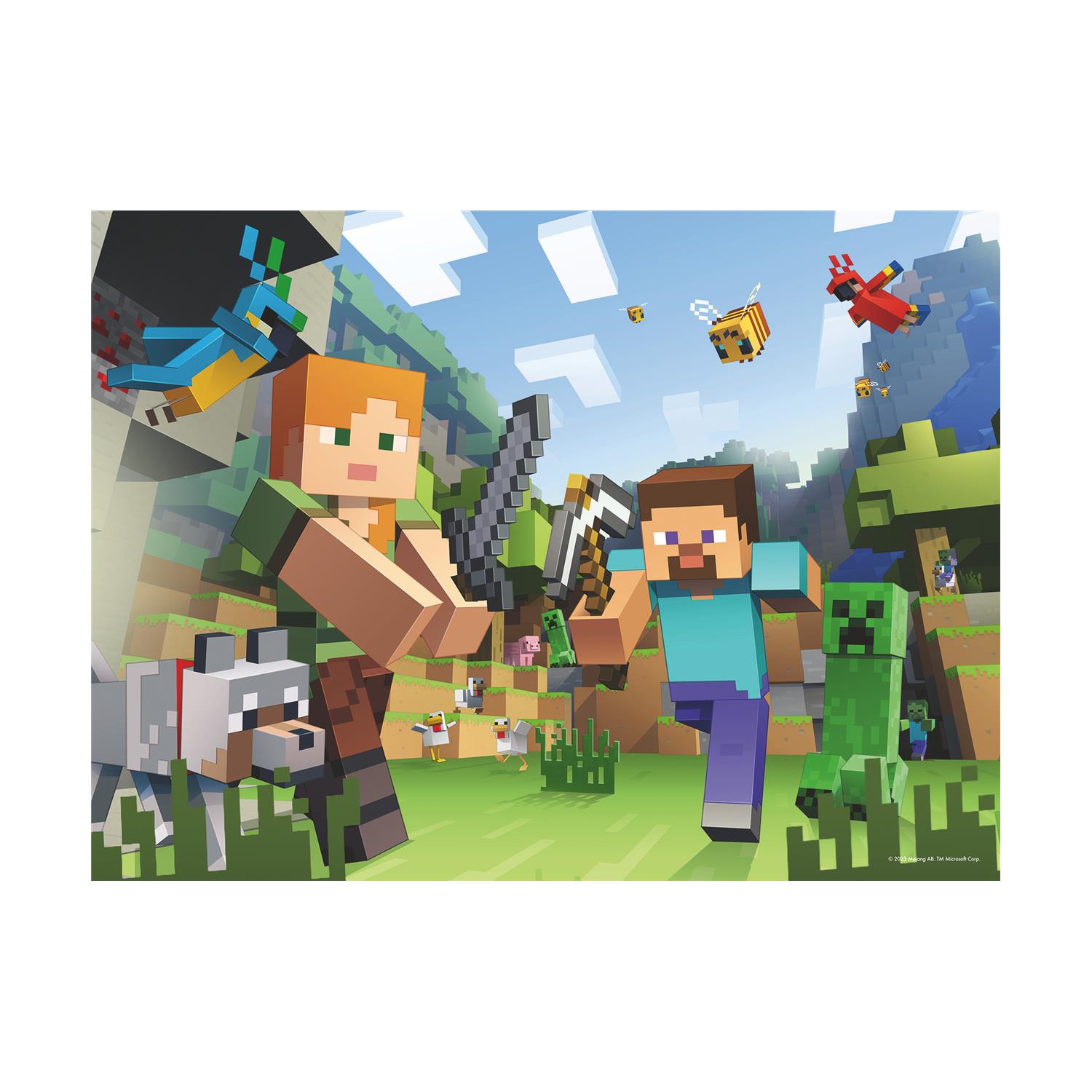 Ravensburger Puzzle: Minecraft - Steve and Alex (100XXLpcs) (12004176) Ravensburger Puzzle: Minecraft - Steve and Alex (100XXLpcs) (12004176)