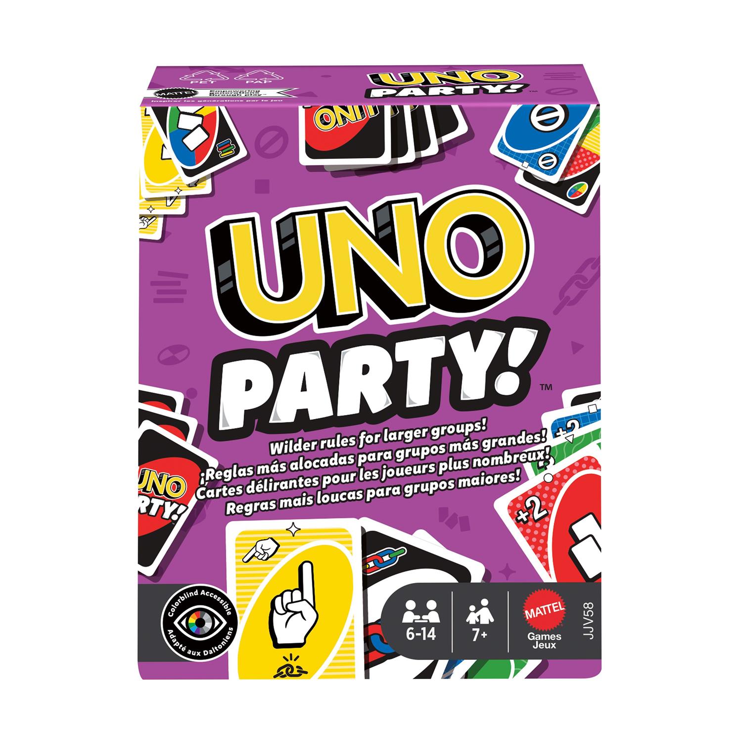 Mattel Uno: New Uno Party (JJV58) Mattel Uno: New Uno Party (JJV58)