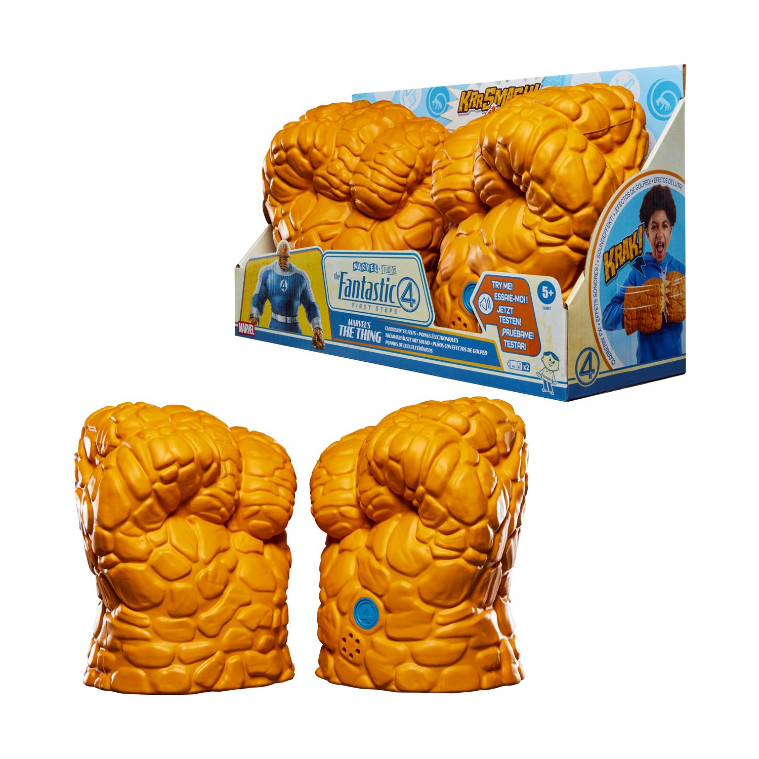 Hasbro Marvel The Fantastic Four: First Steps - Marvel's The Thing Clobberin' Fx Fists (G0987) Hasbro Marvel The Fantastic Four: First Steps - Marvel's The Thing Clobberin' Fx Fists (G0987)