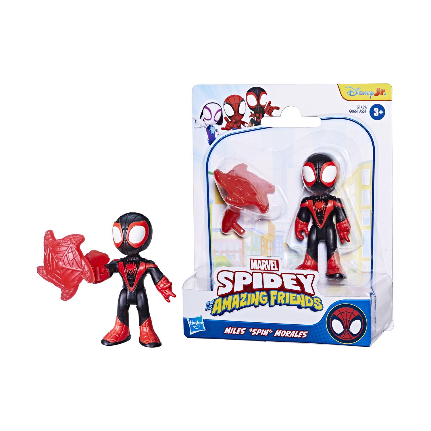 Hasbro Disney Jr. Marvel: Spidey And His Amazing Friends - Miles ''Spin'' Morales 3" Figure (G1459) Hasbro Disney Jr. Marvel: Spidey And His Amazing Friends - Miles ''Spin'' Morales 3" Figure (G1459)