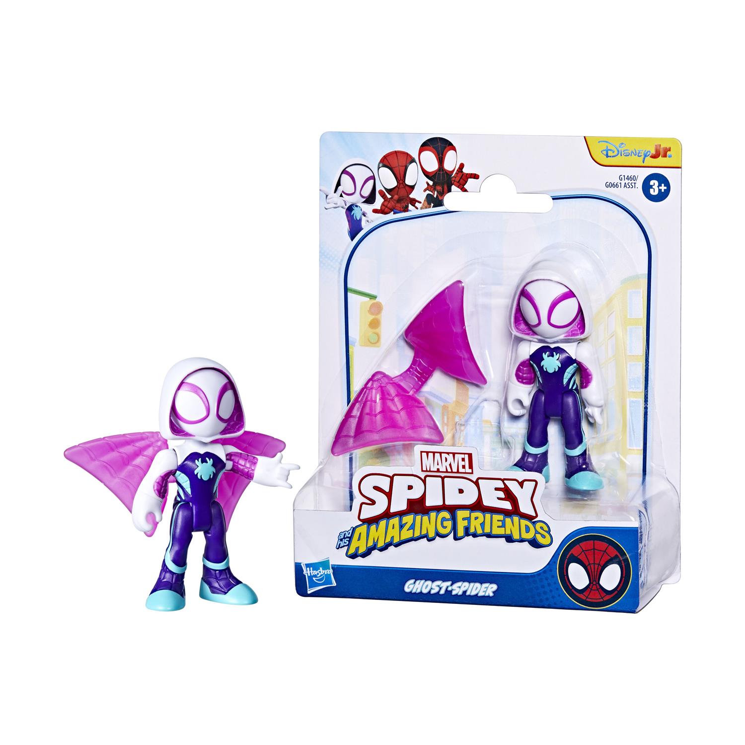 Hasbro Disney Jr. Marvel: Spidey And His Amazing Friends - Ghost-Spider 3" Figures (G1460) Hasbro Disney Jr. Marvel: Spidey And His Amazing Friends - Ghost-Spider 3" Figures (G1460)
