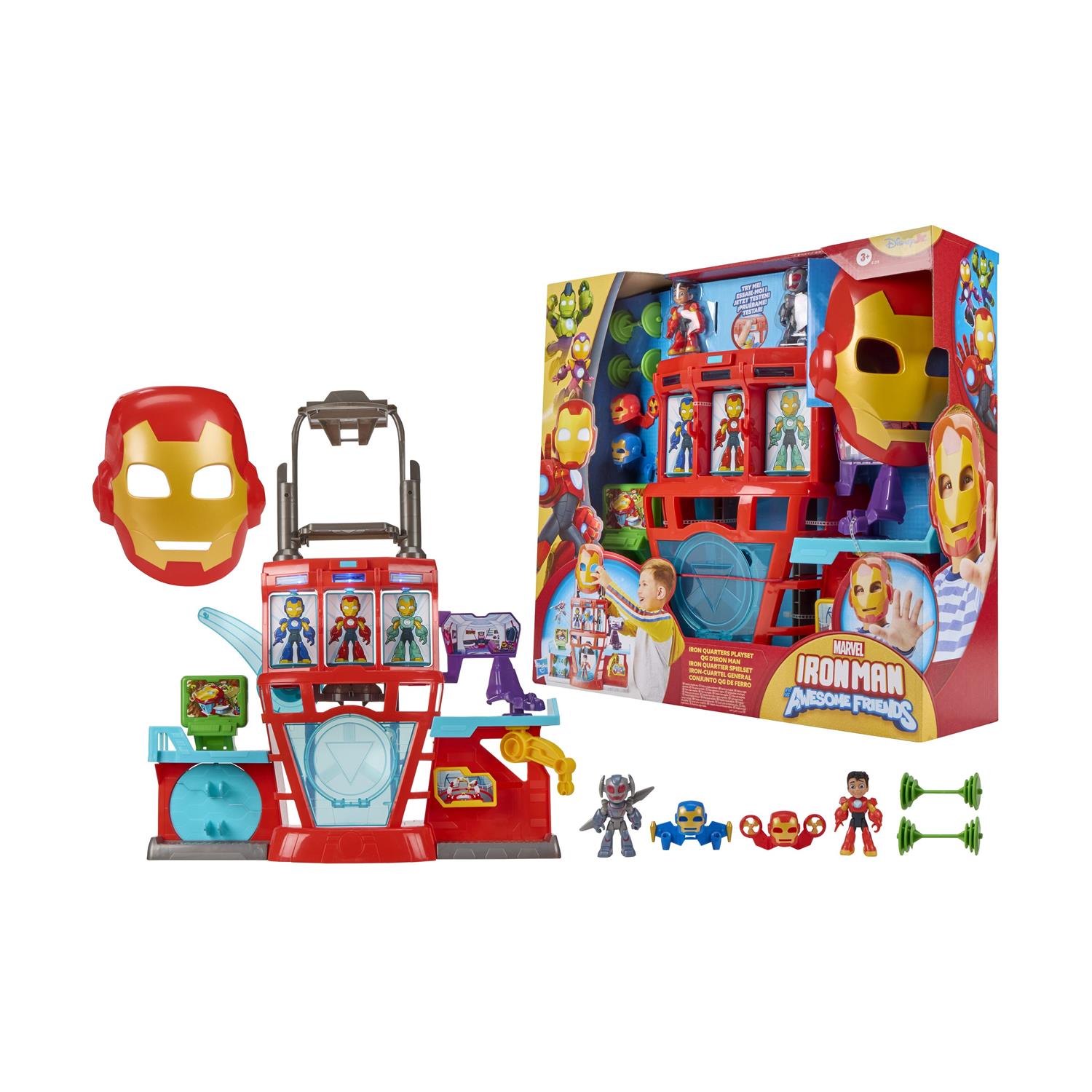 Hasbro Marvel Iron Man And His Awesome Friends: Iron Quarters Playset - Playset (G1259) Hasbro Marvel Iron Man And His Awesome Friends: Iron Quarters Playset - Playset (G1259)