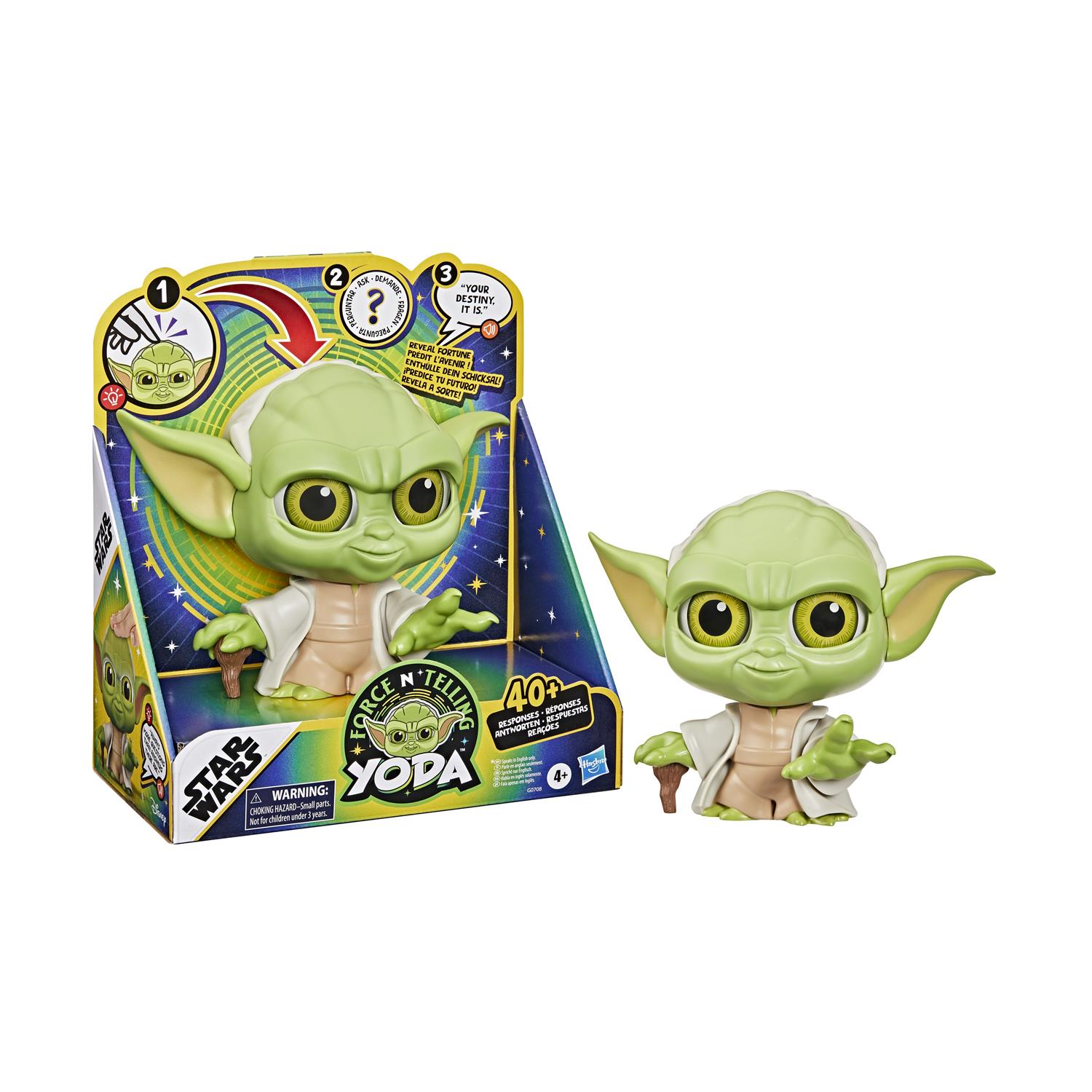 Hasbro Disney: Star Wars - Force N' Telling Yoda (English Language) (G0708) Hasbro Disney: Star Wars - Force N' Telling Yoda (English Language) (G0708)