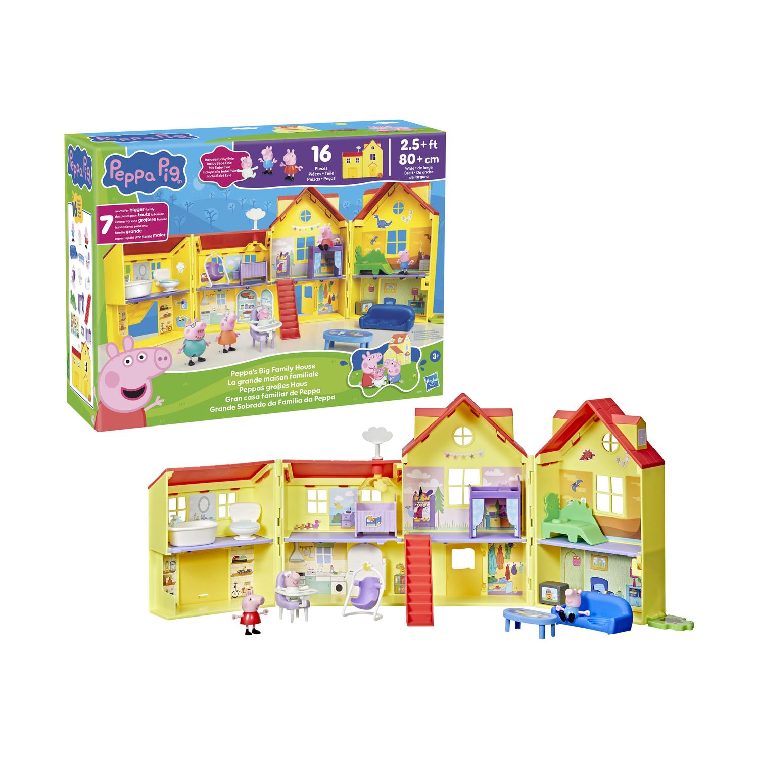 Hasbro Peppa Pig: Peppas Big Family House - Playset (G0508) Hasbro Peppa Pig: Peppas Big Family House - Playset (G0508)