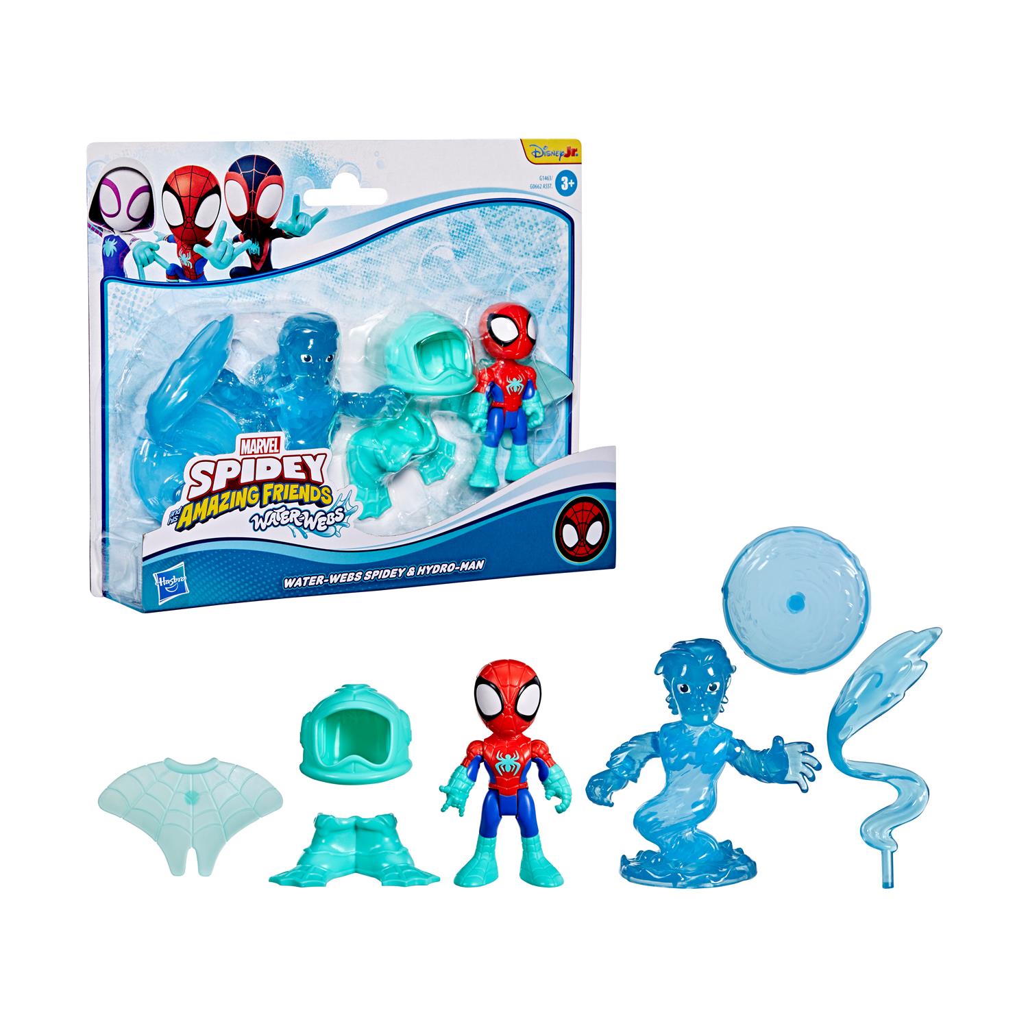Hasbro Disney Jr. Marvel: Spidey And His Amazing Friends Waterwebs - Spidey & Hydro-Man Figures & Vehicles (G1463) Hasbro Disney Jr. Marvel: Spidey And His Amazing Friends Waterwebs - Spidey & Hydro-Man Figures & Vehicles (G1463)