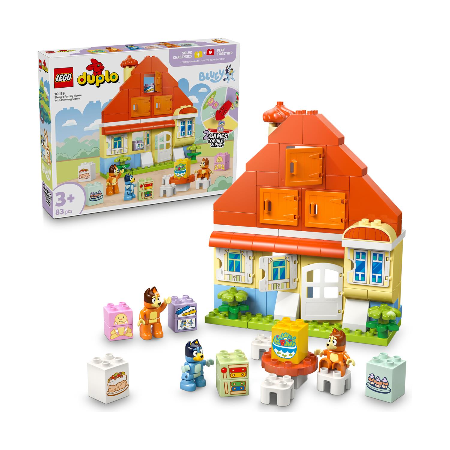 LEGO DUPLO Bluey: Bluey’s Family House with Memory Game (10459) LEGO DUPLO Bluey: Bluey’s Family House with Memory Game (10459)