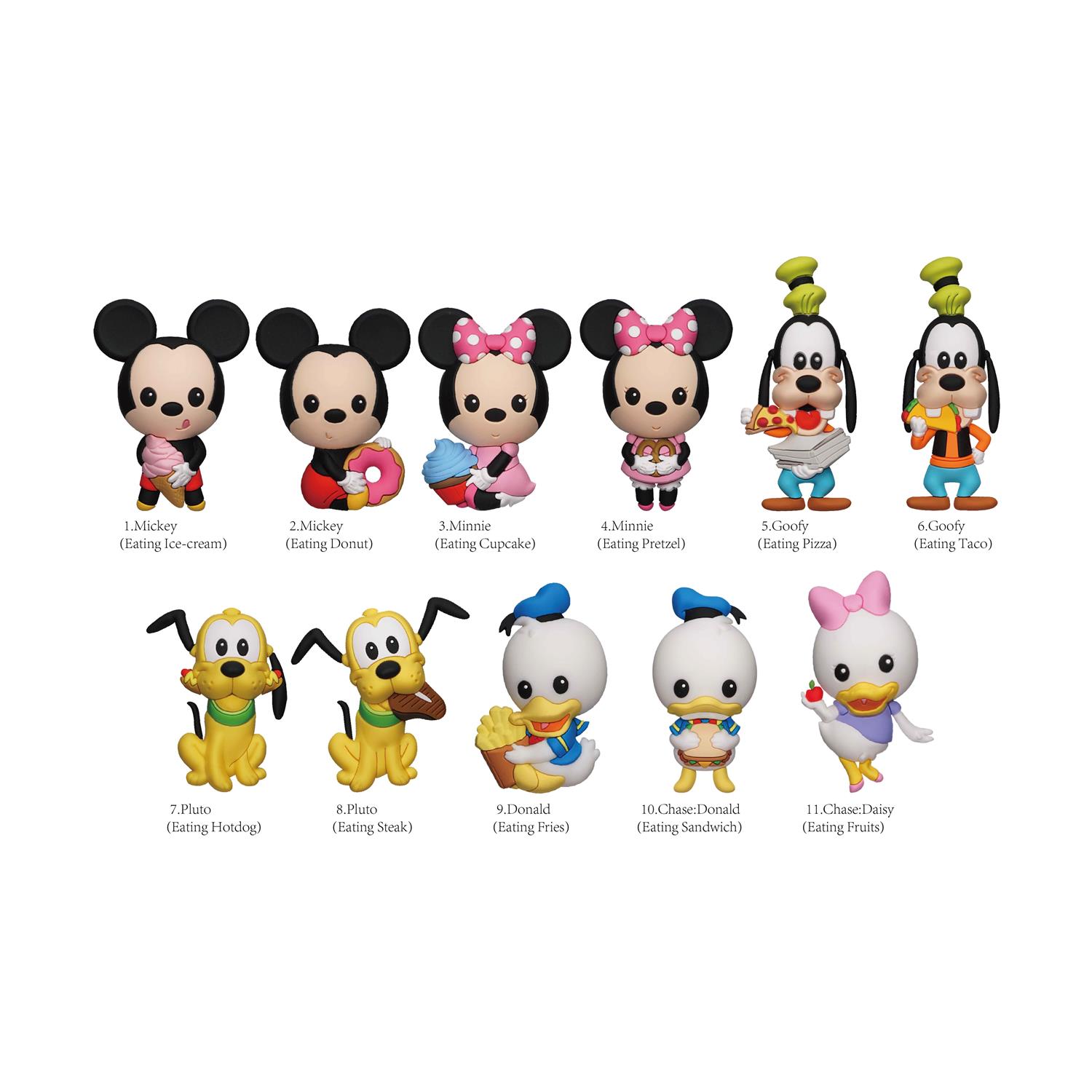 Monogram Disney: Mickey and Friends with Food (Blind Bag/Random) 3D Foam Bag Clips Figures (85510) Monogram Disney: Mickey and Friends with Food (Blind Bag/Random) 3D Foam Bag Clips Figures (85510)