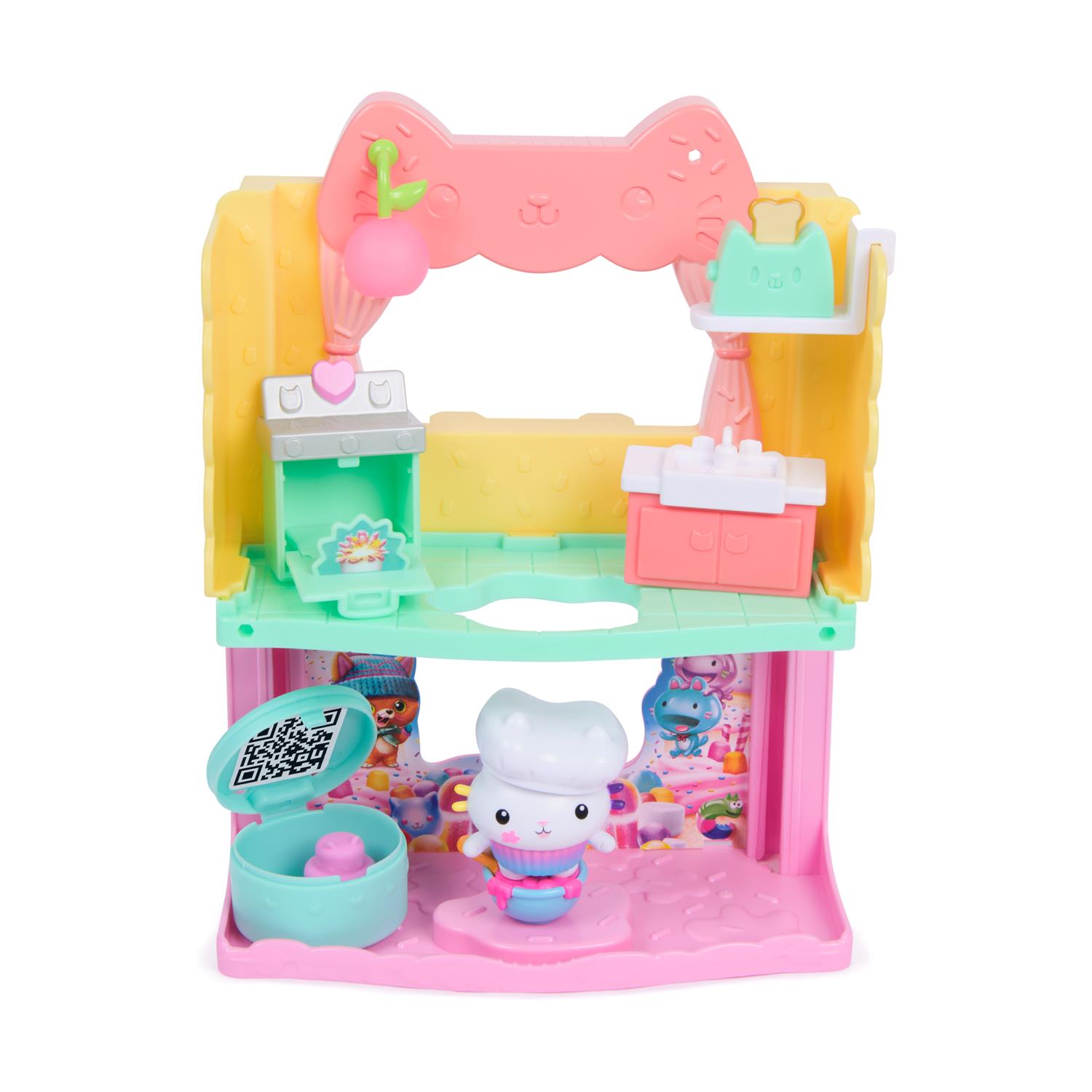 Spin Master Gabby's Dollhouse Movie: 'Cakey's' Sprinkle - Cake-Static Kitchen Playset (6074281) Spin Master Gabby's Dollhouse Movie: 'Cakey's' Sprinkle - Cake-Static Kitchen Playset (6074281)