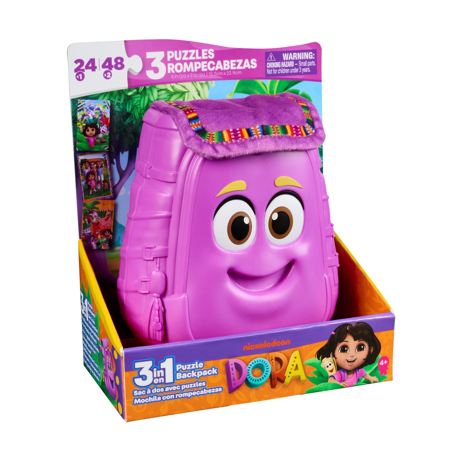 Spin Master Board Games: Dora - 3in1 Puzzle Backpack (6073966) Spin Master Board Games: Dora - 3in1 Puzzle Backpack (6073966)
