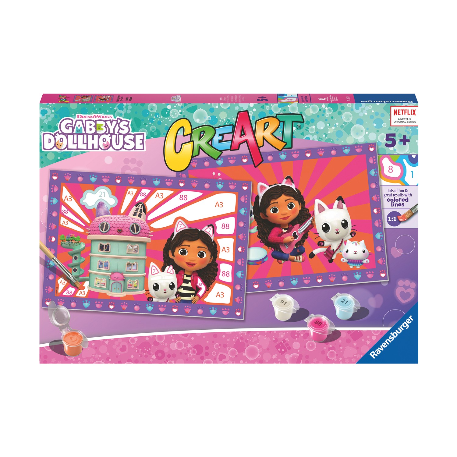 Ravensburger: Creart Jr - Gabbys Dollhouse (23715) Ravensburger: Creart Jr - Gabbys Dollhouse (23715)