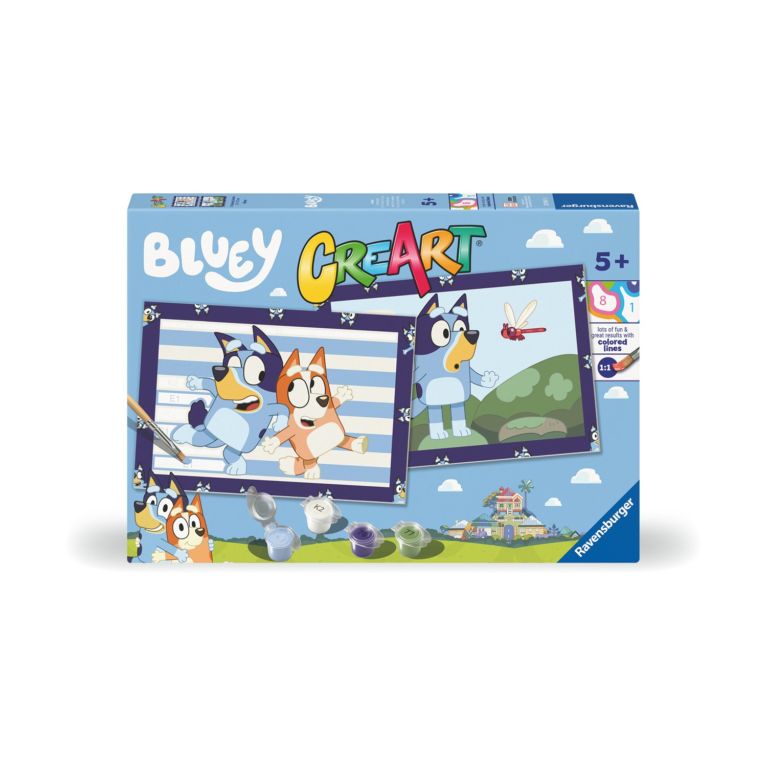 Ravensburger: Creart Jr - Bluey (23961) Ravensburger: Creart Jr - Bluey (23961)