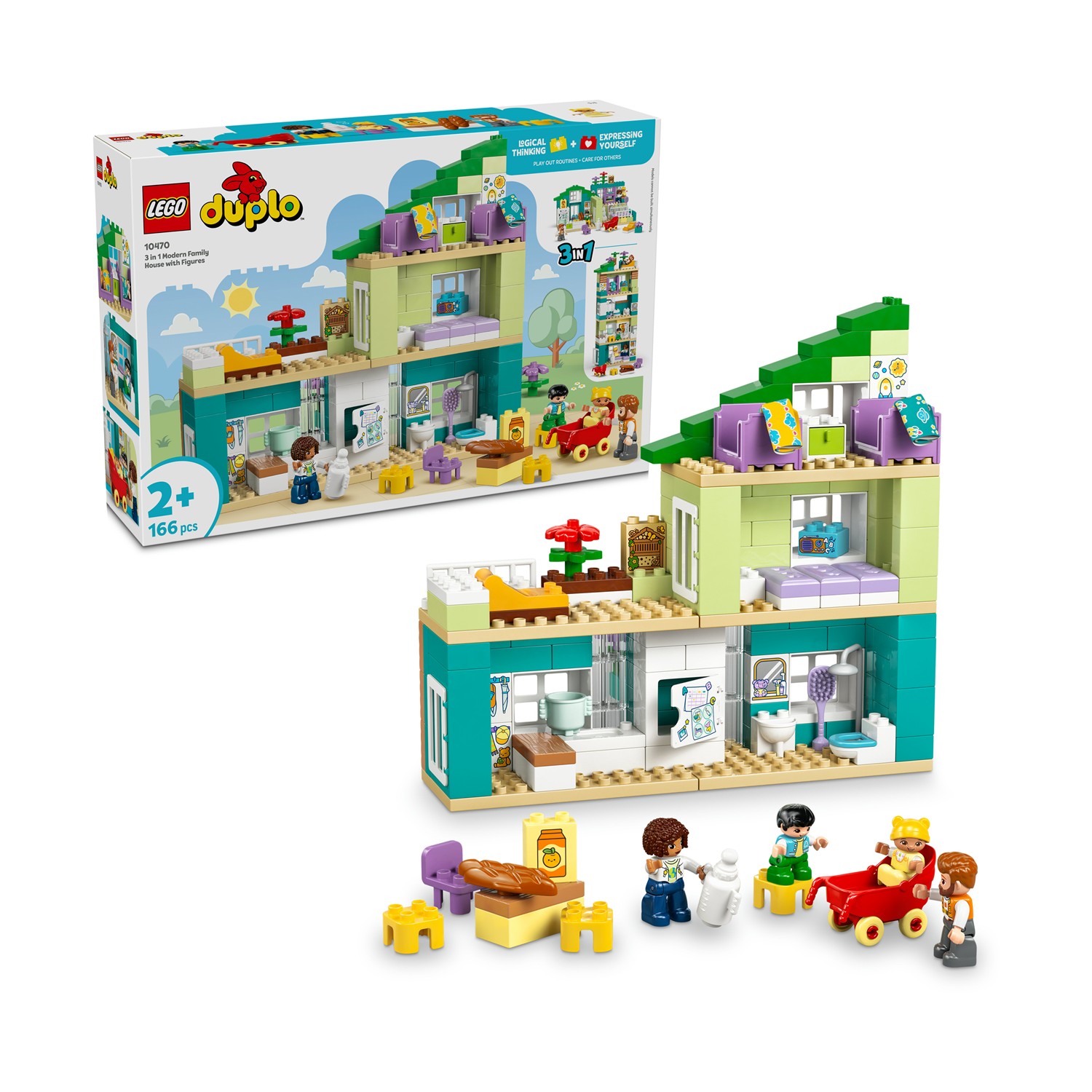 LEGO DUPLO Town: 3 in 1 Modern Family House with Figures (10470) LEGO DUPLO Town: 3 in 1 Modern Family House with Figures (10470)