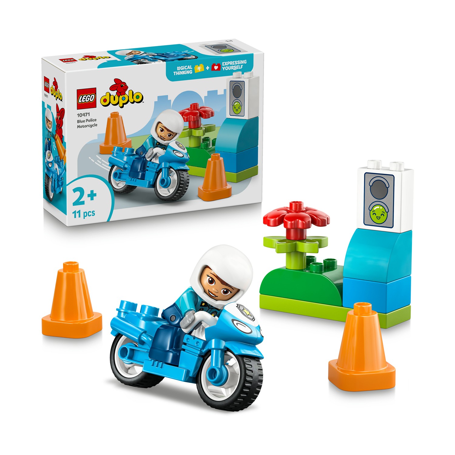 LEGO DUPLO Town: Blue Police Motorcycle (10471) LEGO DUPLO Town: Blue Police Motorcycle (10471)