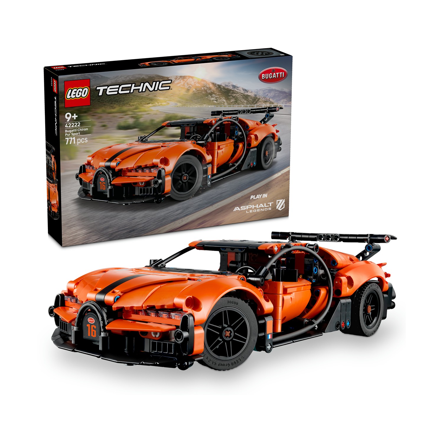 LEGO Technic: Bugatti Chiron Pur Sport Hypercar (42222) LEGO Technic: Bugatti Chiron Pur Sport Hypercar (42222)