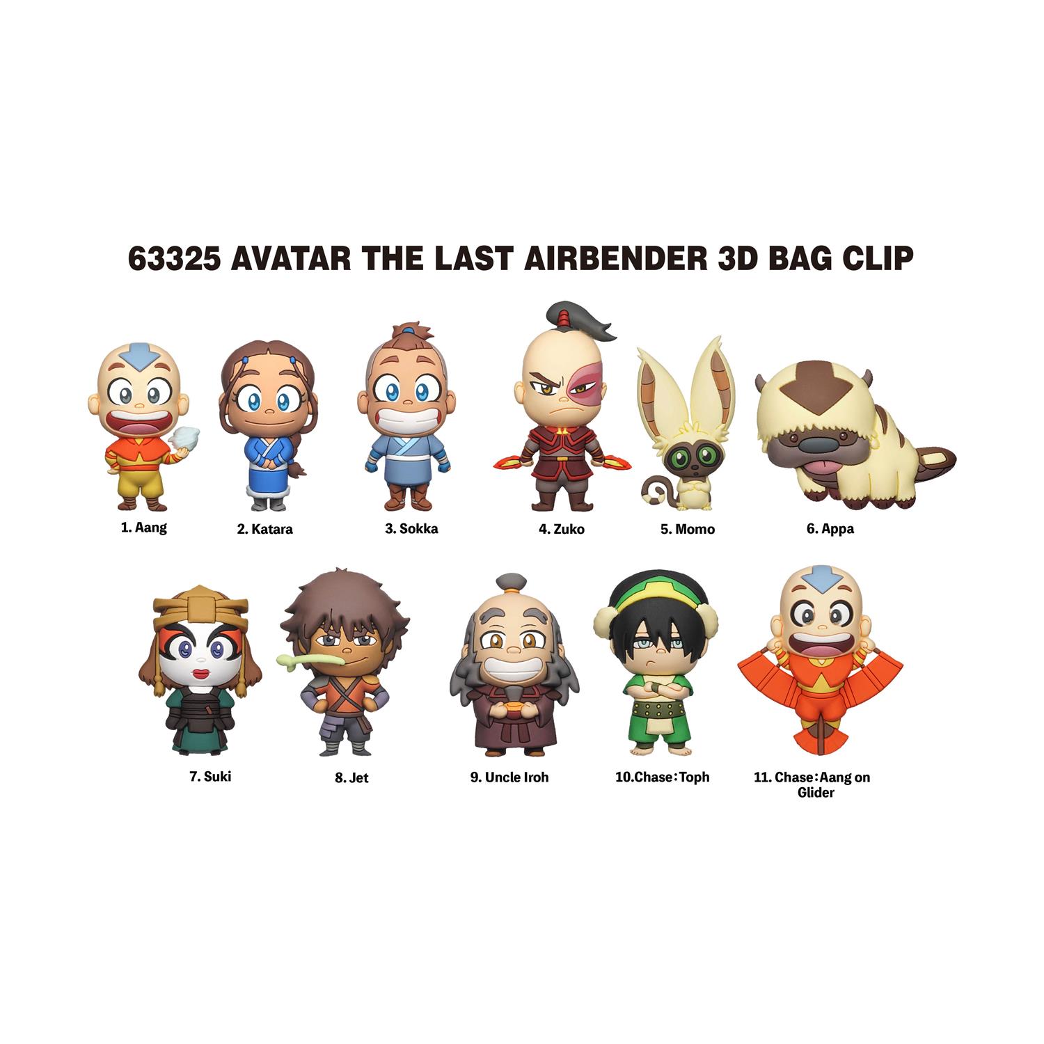 Monogram: Avatar The Last Airbender (Series1) (Blind Bag/Random) 3D Foam Bag Clips Figures (63325) Monogram: Avatar The Last Airbender (Series1) (Blind Bag/Random) 3D Foam Bag Clips Figures (63325)