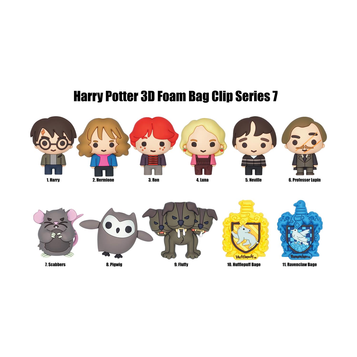 Monogram: Harry Potter (Series7) (Blind Bag/Random) 3D Foam Bag Clips Figures (48210) Monogram: Harry Potter (Series7) (Blind Bag/Random) 3D Foam Bag Clips Figures (48210)