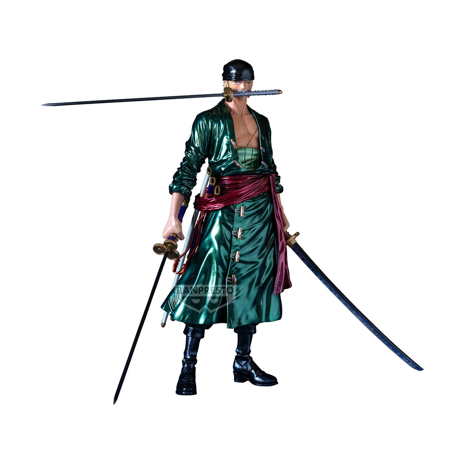 Banpresto Premium The Metallic: One Piece - Roronoa Zoro Statue (30cm) (69684)
