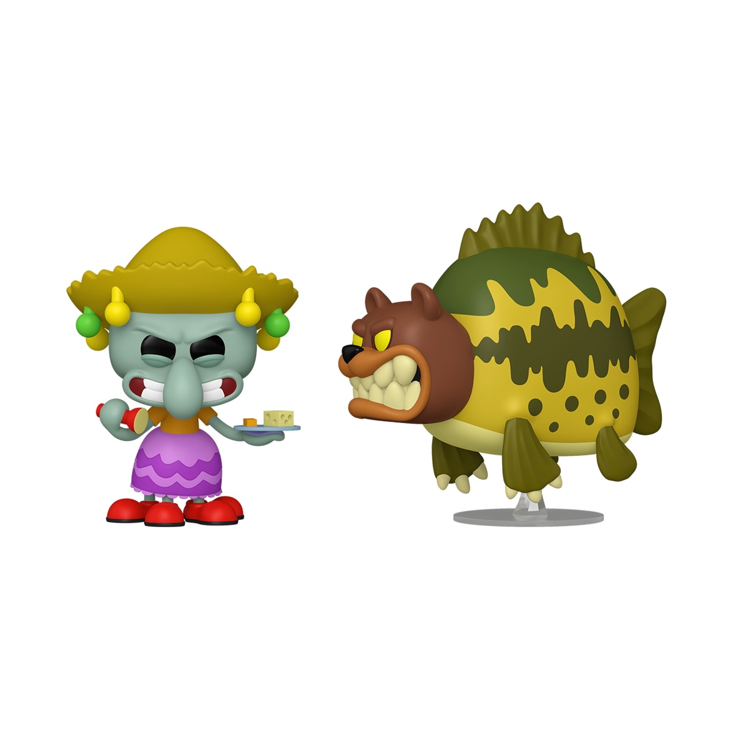 Funko Pop! 2-Pack: SpongeBob Square Pants - Squidward & Sea Bear Vinyl Figures Funko Pop! 2-Pack: SpongeBob Square Pants - Squidward & Sea Bear Vinyl Figures