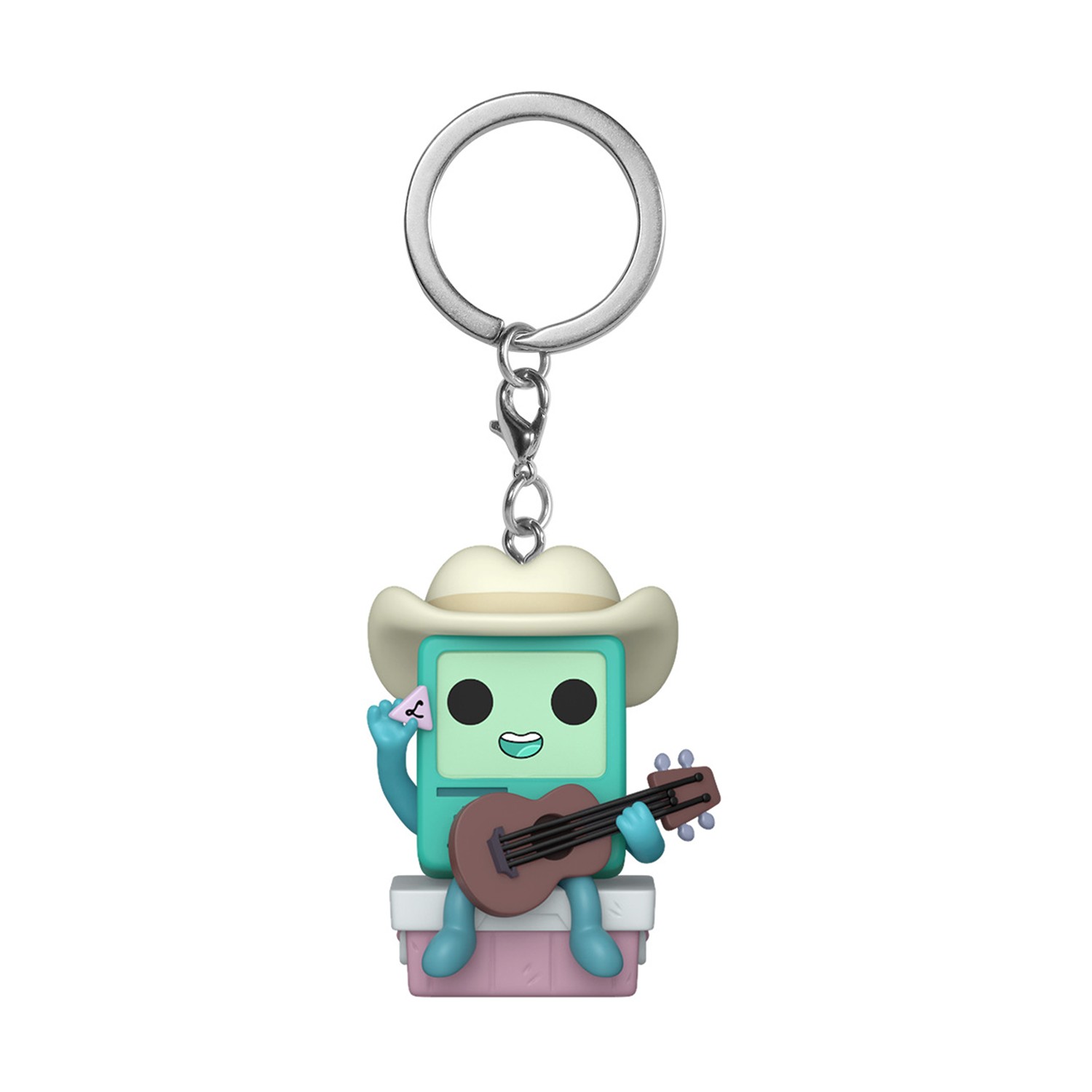 Funko Pocket Pop!: Adventure Time - Cowboy BMO (with Guitar) Vinyl Figure Keychain Funko Pocket Pop!: Adventure Time - Cowboy BMO (with Guitar) Vinyl Figure Keychain