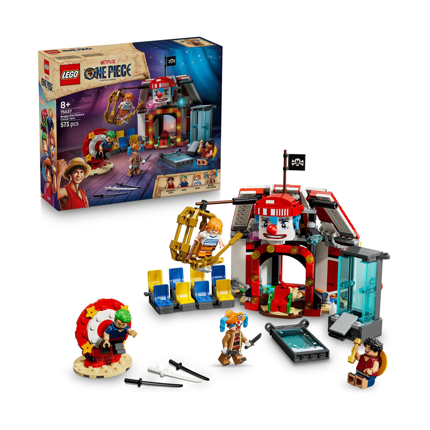 LEGO One Piece: Buggy the Clown’s Circus Tent (75637) LEGO One Piece: Buggy the Clown’s Circus Tent (75637)