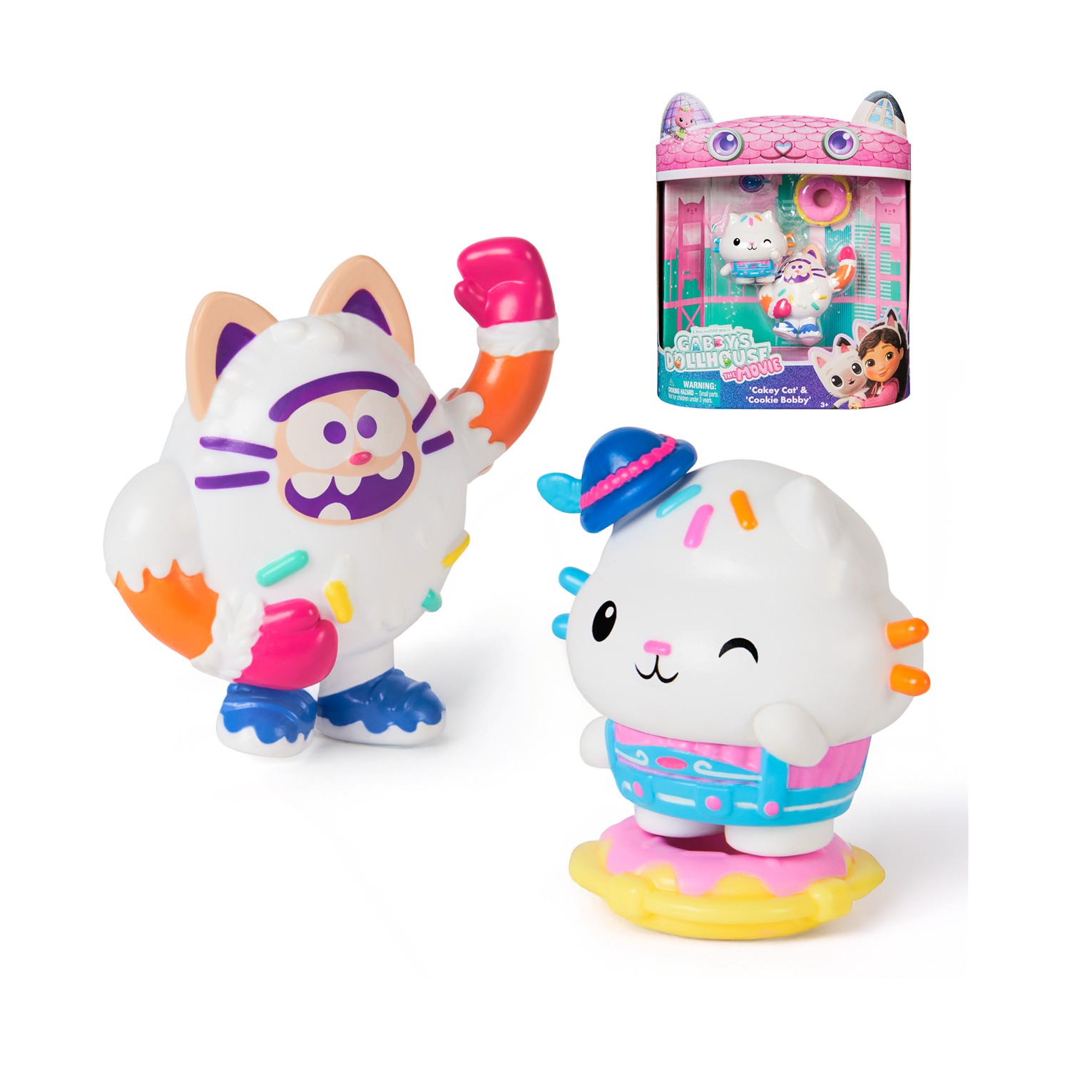 Spin Master Gabby's Dollhouse: The Movie - 'Cakey Cat' & 'Cookie Bobby' (20151834) Spin Master Gabby's Dollhouse: The Movie - 'Cakey Cat' & 'Cookie Bobby' (20151834)