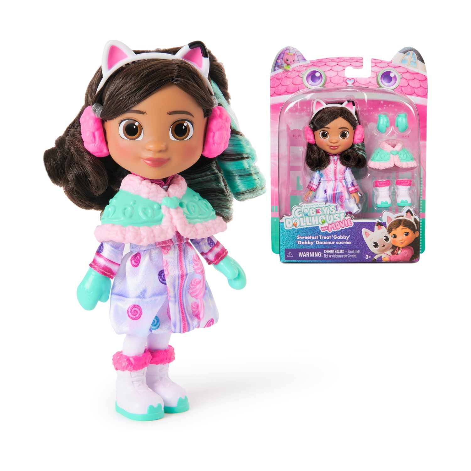 Spin Master Gabby's Dollhouse: The Movie - Sweetest Treat 'Gabby' Mini Doll (15cm) (20151838) Spin Master Gabby's Dollhouse: The Movie - Sweetest Treat 'Gabby' Mini Doll (15cm) (20151838)