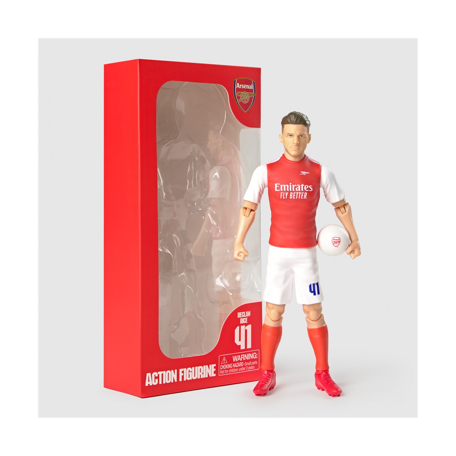 Banbo Toys: Arsenal Sockers - Declan Rice Action Figure (20cm) (83415) Banbo Toys: Arsenal Sockers - Declan Rice Action Figure (20cm) (83415)