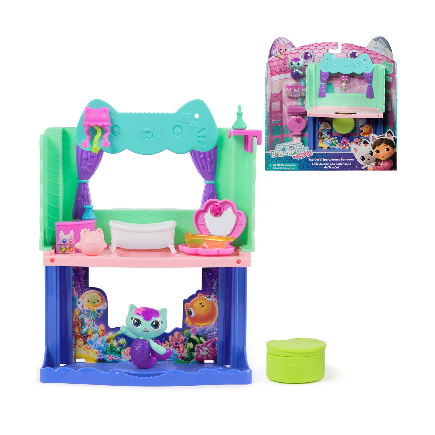 Spin Master Gabby's Dollhouse Movie: Mercat's Spa-wesome Bathroom (20151912) Spin Master Gabby's Dollhouse Movie: Mercat's Spa-wesome Bathroom (20151912)