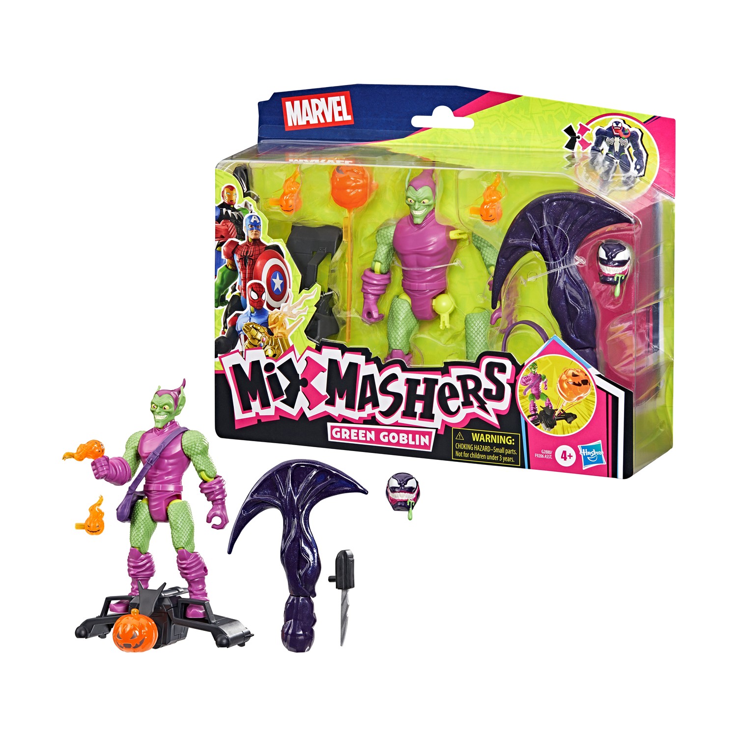 Hasbro Marvel Mixmashers: Spider-Man - Green Goblin Deluxe Figure (G2880) Hasbro Marvel Mixmashers: Spider-Man - Green Goblin Deluxe Figure (G2880)