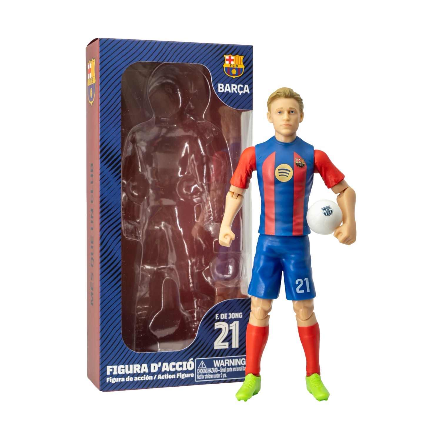 Banbo Toys: Fc Barcelona Sockers - F. De Jong Action Figure (20cm) (81041) Banbo Toys: Fc Barcelona Sockers - F. De Jong Action Figure (20cm) (81041)