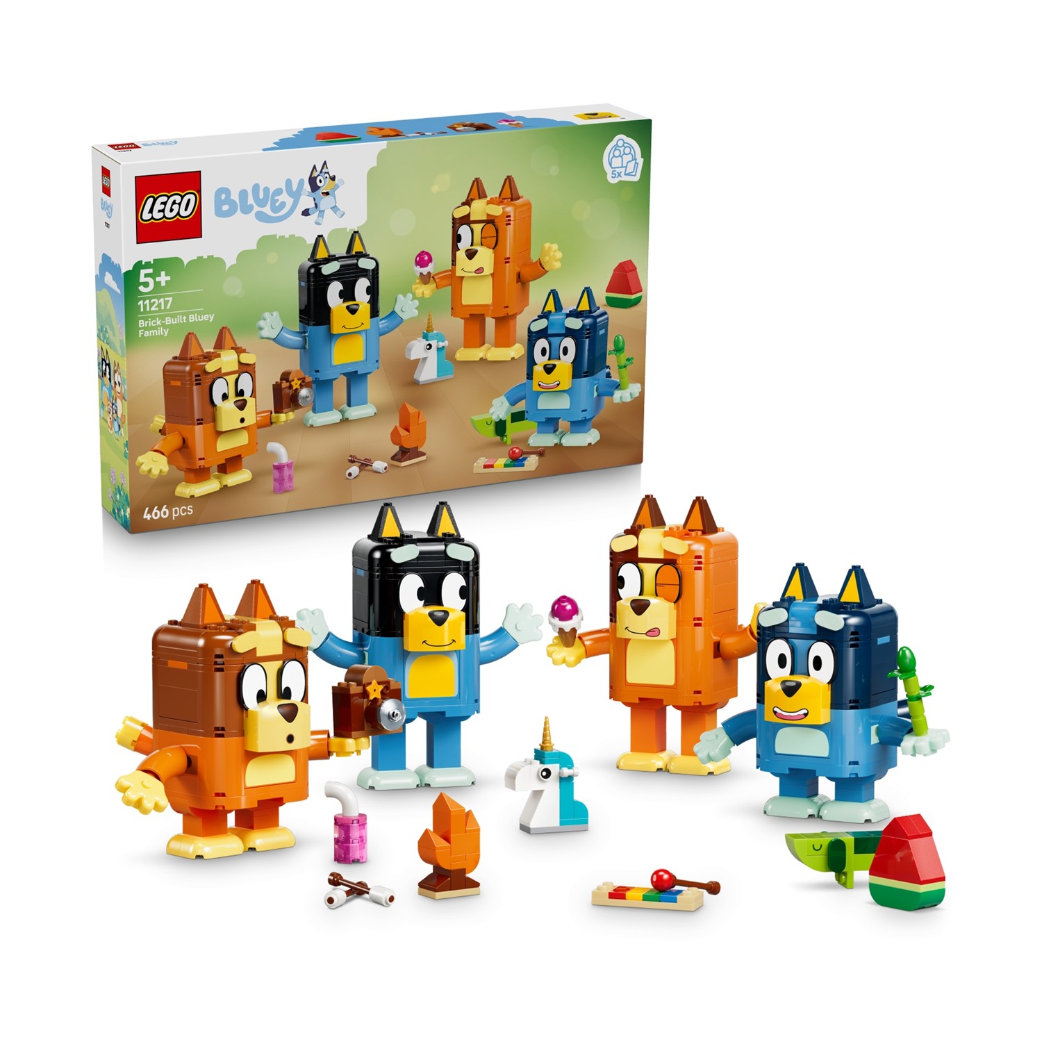 LEGO Bluey: Brick-Built Bluey Family (11217) LEGO Bluey: Brick-Built Bluey Family (11217)