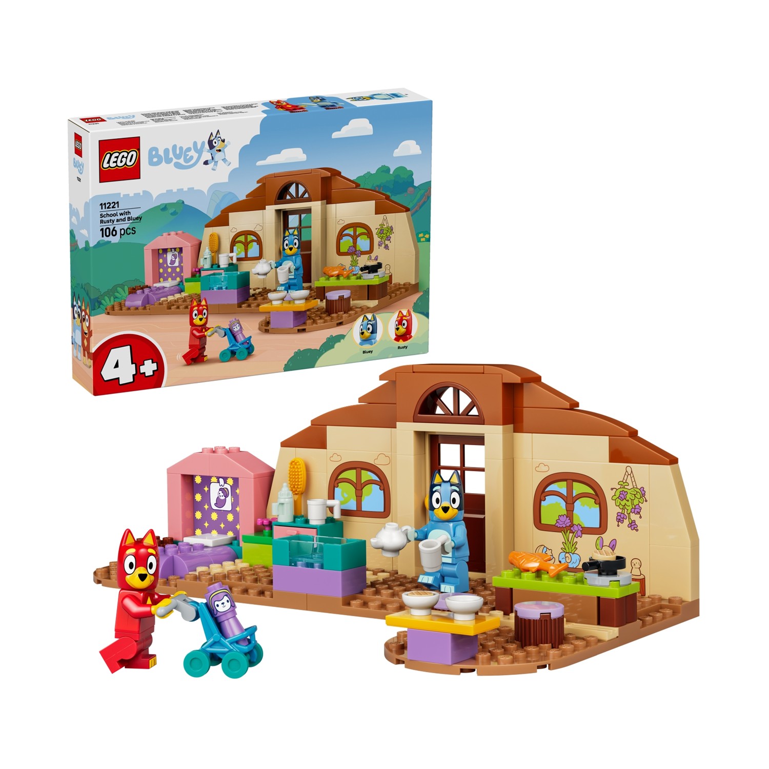 LEGO Bluey: School with Rusty and Bluey (11221) LEGO Bluey: School with Rusty and Bluey (11221)