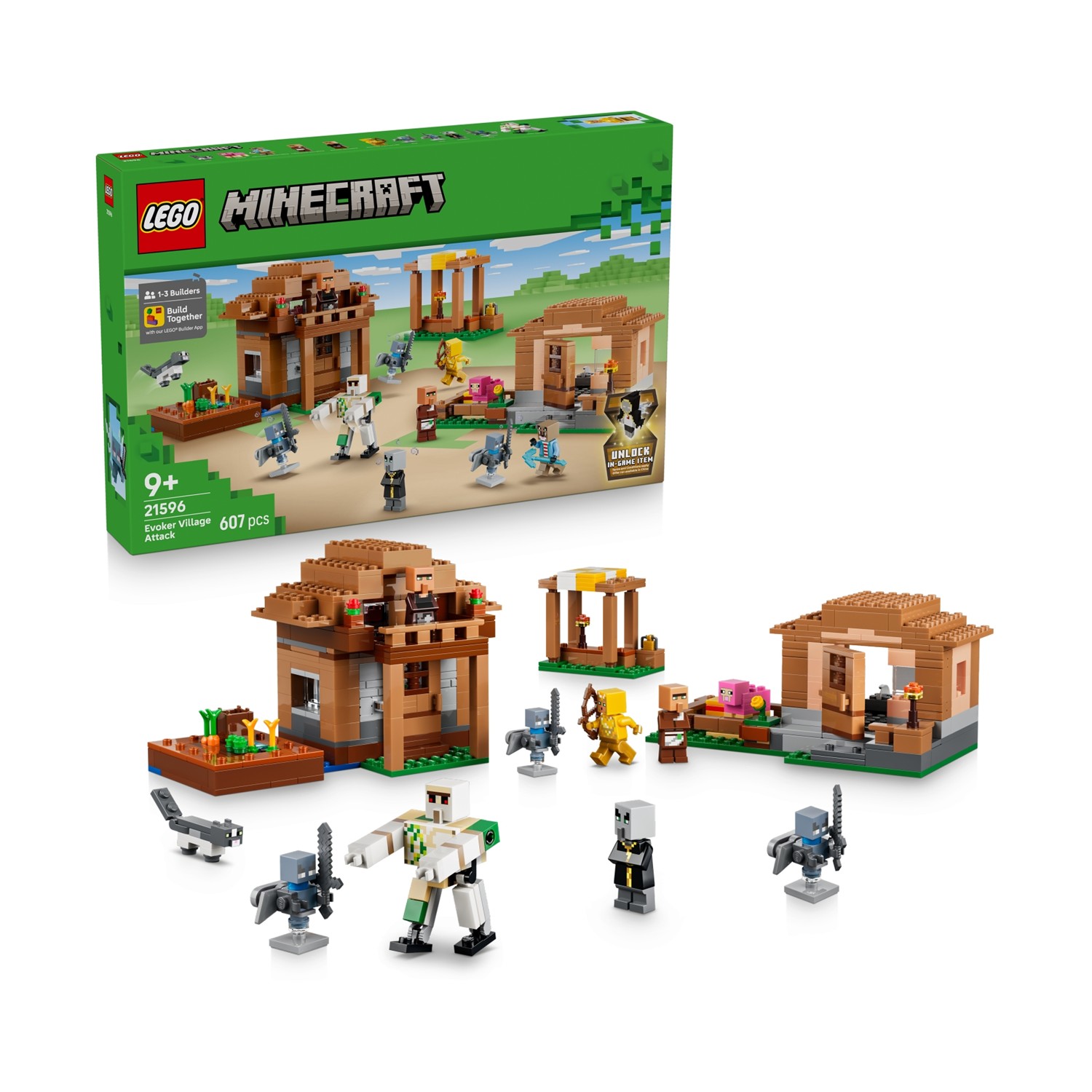 LEGO Minecraft: Evoker Village Attack (21596) LEGO Minecraft: Evoker Village Attack (21596)