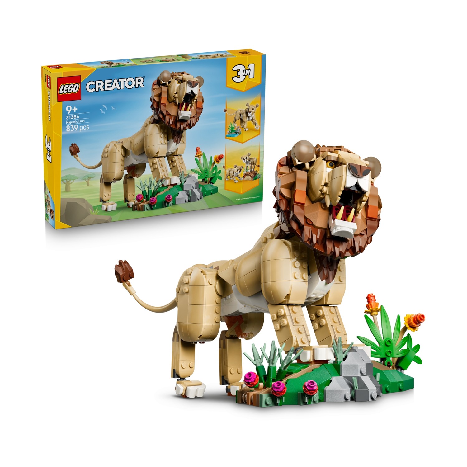 LEGO Creator: Wild Animals: Majestic Lion (31386) LEGO Creator: Wild Animals: Majestic Lion (31386)
