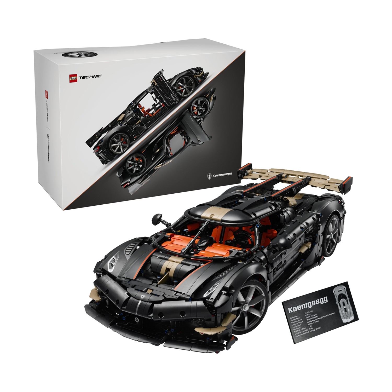 LEGO Technic: Megacar Koenigsegg Sadair's Spear (42232) LEGO Technic: Megacar Koenigsegg Sadair's Spear (42232)