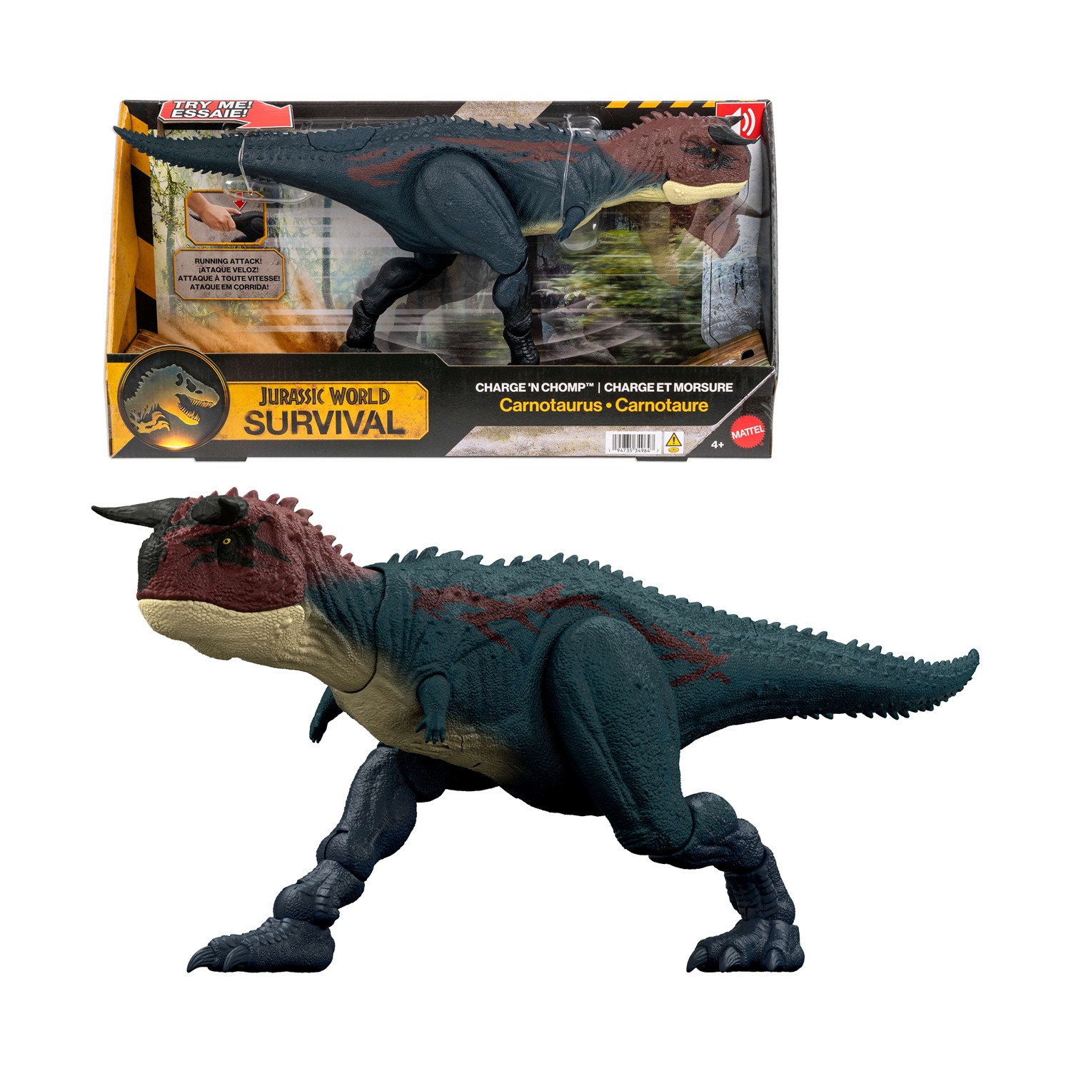 Mattel Jurassic World Survival: Carnotaurus - Charge 'N Chomp (JKG85) Mattel Jurassic World Survival: Carnotaurus - Charge 'N Chomp (JKG85)