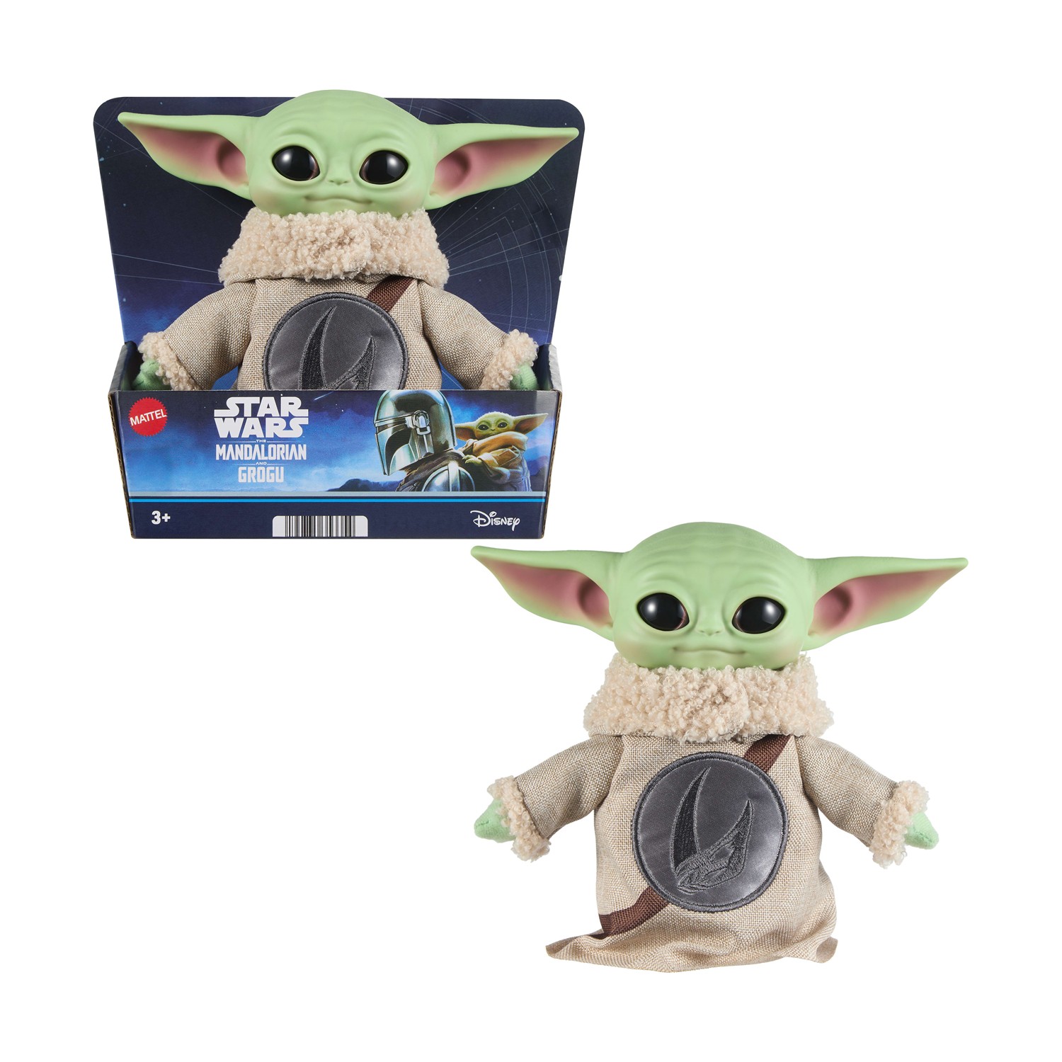 Mattel Disney: Star Wars The Mandalorian and Grogu - Grogu Plush (JKN41) Mattel Disney: Star Wars The Mandalorian and Grogu - Grogu Plush (JKN41)