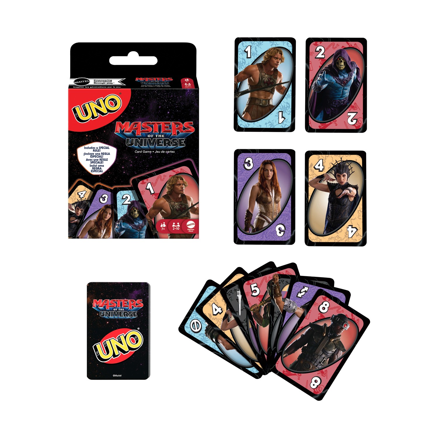 Mattel Uno: Uno MOTU Masters of the Universe (English Language) (JMF11)