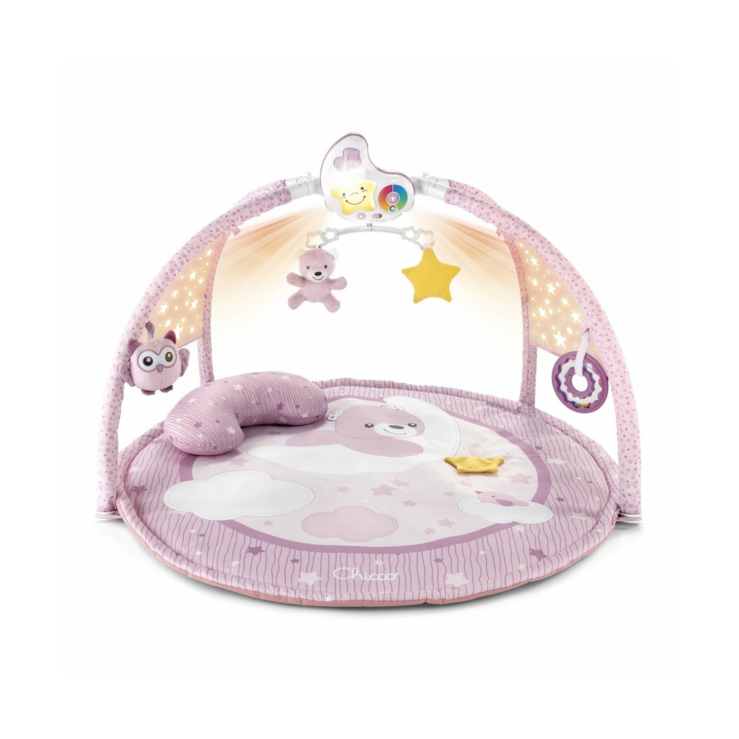 Chicco First Dreams: Enjoy Colours Gym - 3-in-1 Baby Gym with Melodies and Colourful Projections Pink (Y-01-09866-10) Chicco First Dreams: Enjoy Colours Gym - 3-in-1 Baby Gym with Melodies and Colourful Projections Pink (Y-01-09866-10)