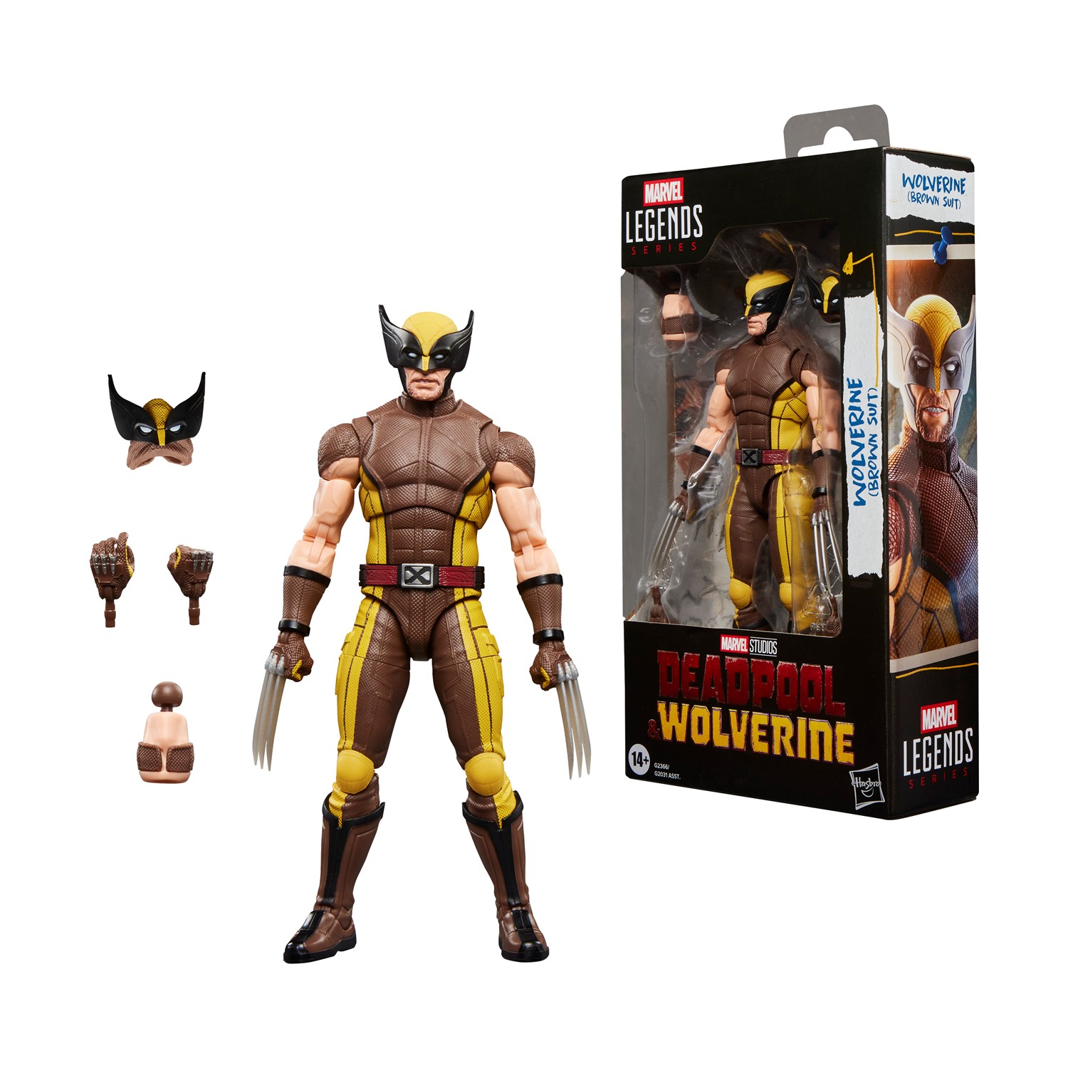 Hasbro Marvel Legends Series: Deadpool & Wolverine - Wolverine (Brown Suit) (G2366) Hasbro Marvel Legends Series: Deadpool & Wolverine - Wolverine (Brown Suit) (G2366)