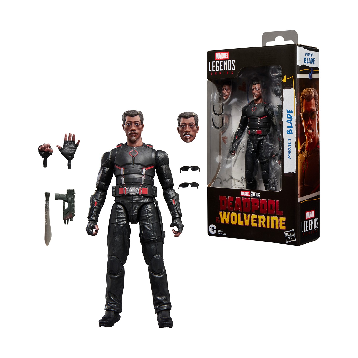 Hasbro Marvel Legends Series: Deadpool & Wolverine - Blade Figure (G2367) Hasbro Marvel Legends Series: Deadpool & Wolverine - Blade Figure (G2367)