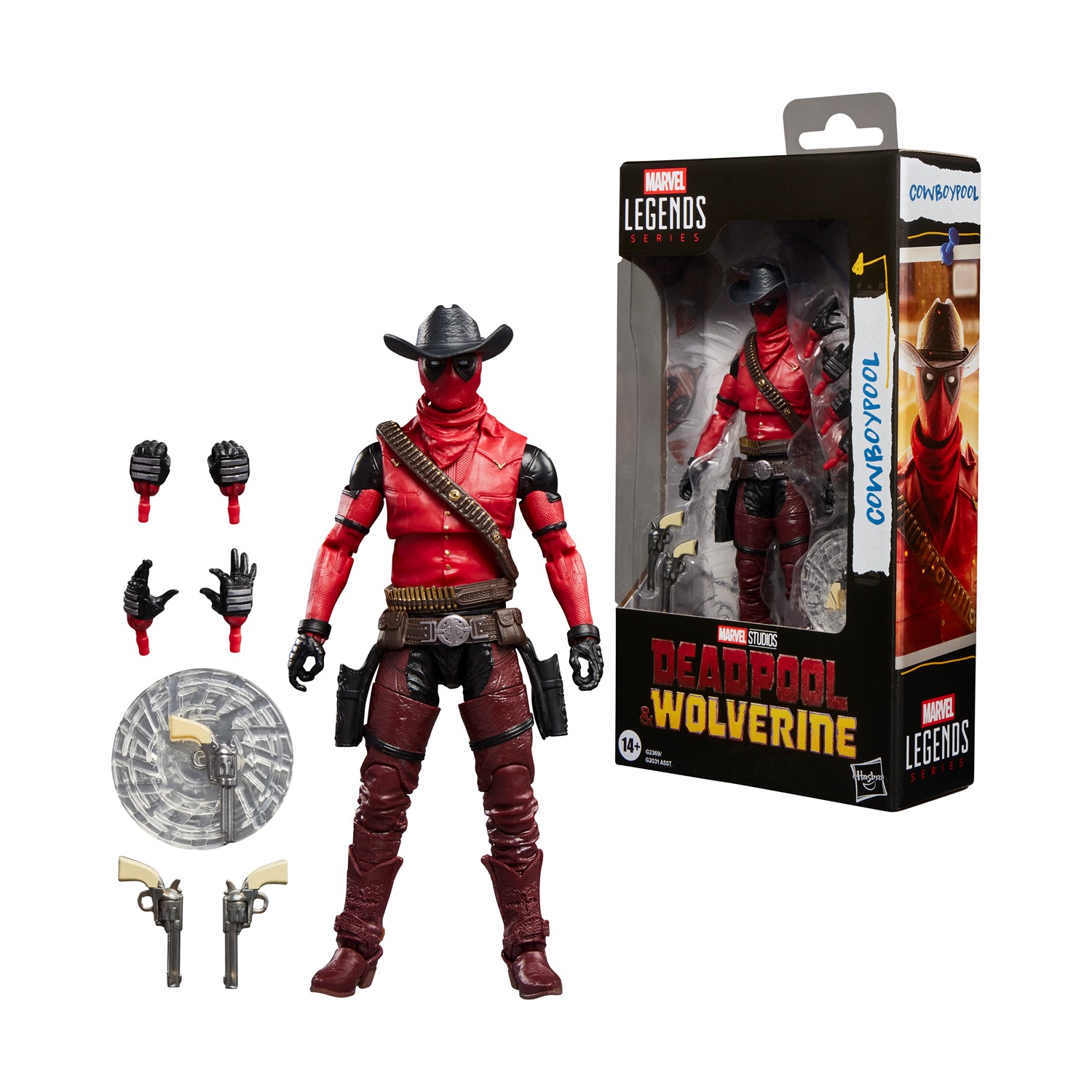 Hasbro Marvel Legends Series: Deadpool & Wolverine - Cowboypool Figure (G2369) Hasbro Marvel Legends Series: Deadpool & Wolverine - Cowboypool Figure (G2369)