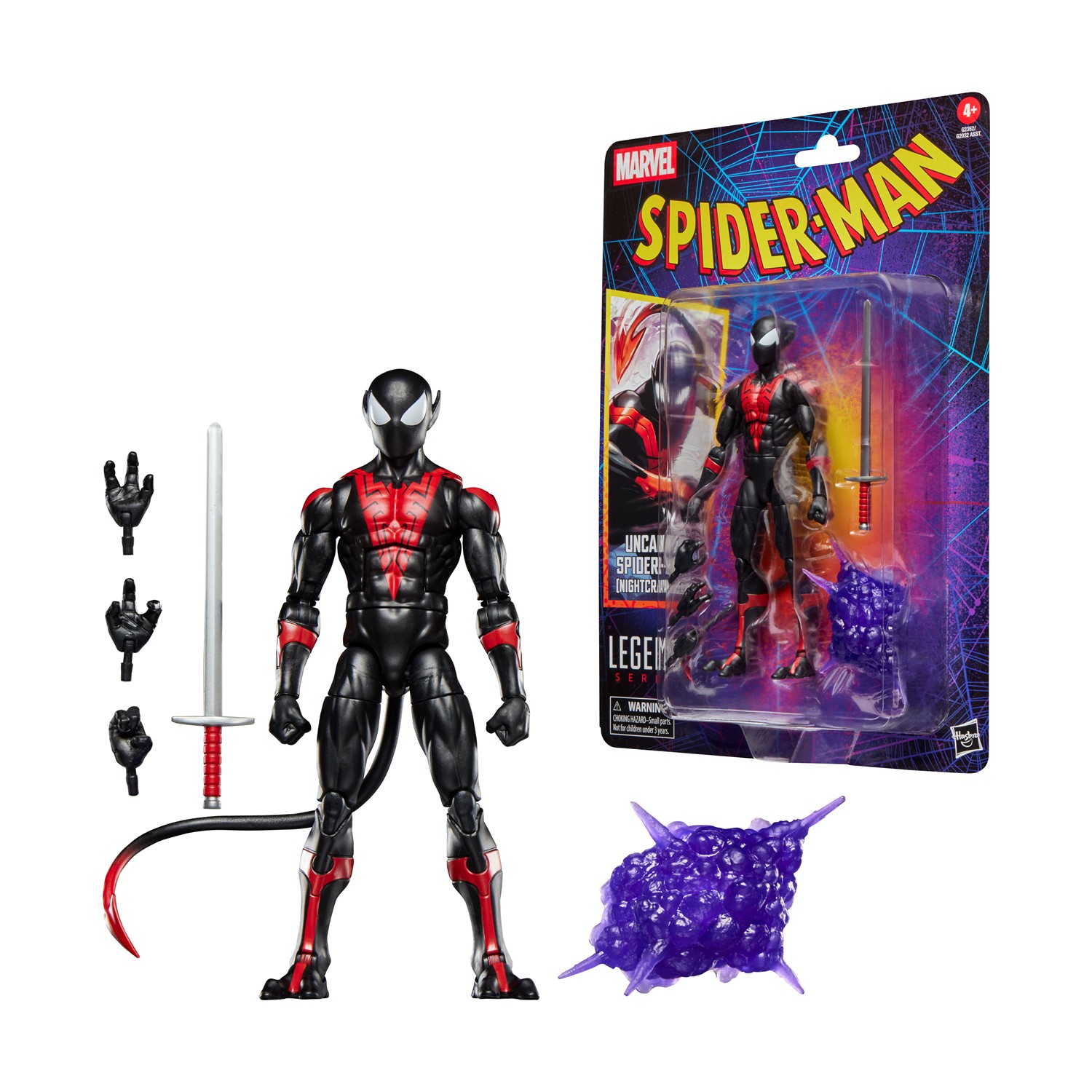Hasbro Marvel Legends Series: Spider-Man - Uncanny Spider-Man (Nightcrawler) Figure (G2352) Hasbro Marvel Legends Series: Spider-Man - Uncanny Spider-Man (Nightcrawler) Figure (G2352)