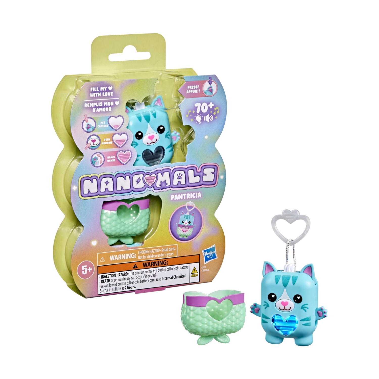 Hasbro Nano-Mals: Pawtricia - Blue Kitty (G2208) Hasbro Nano-Mals: Pawtricia - Blue Kitty (G2208)